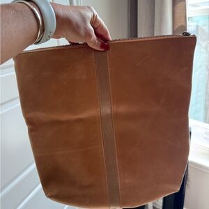 Elegant Brown Leather Bag